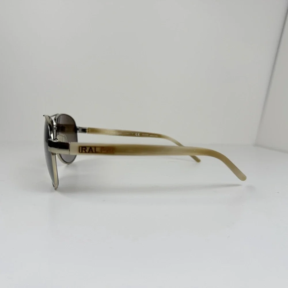 Ralph Lauren RA4004 101/T5 Polarized Aviator Sunglasses Gold Cream 59-13-130